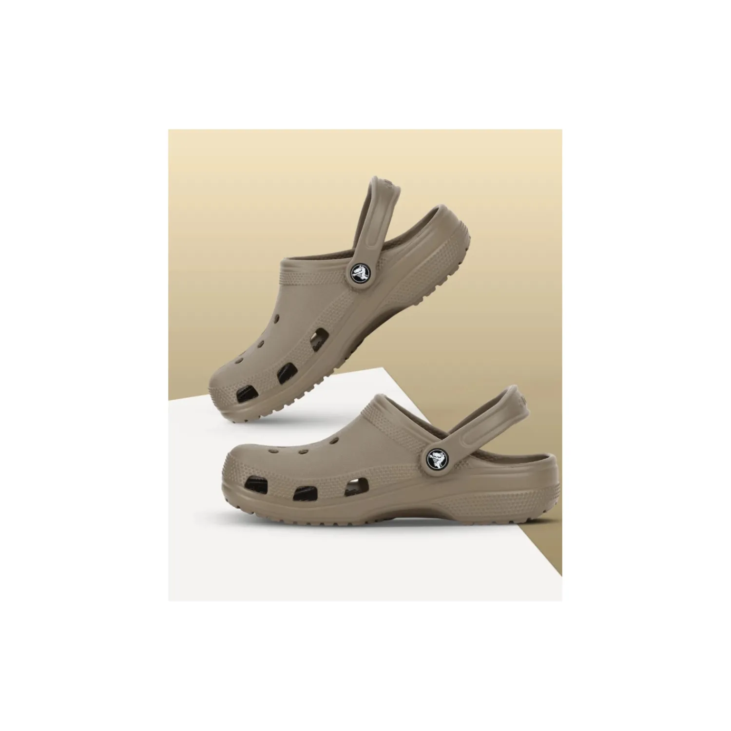 Waterschoenen^Gabor Crocs Waterschoen Kaki