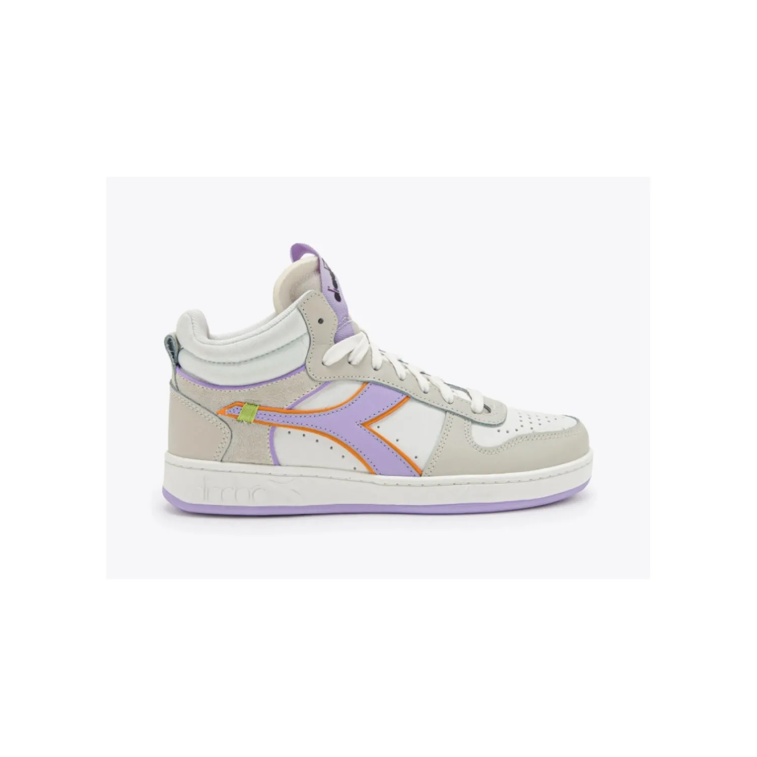 Hoge Sneakers^Diadora Hoge sneaker Wit