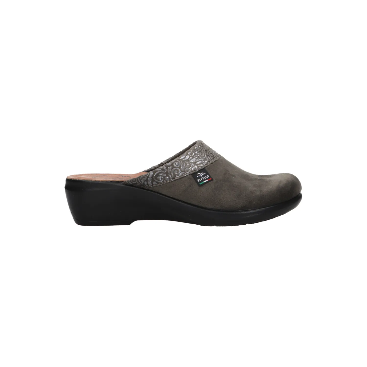 Pantoffels^Fly Flot Pantoffel Taupe