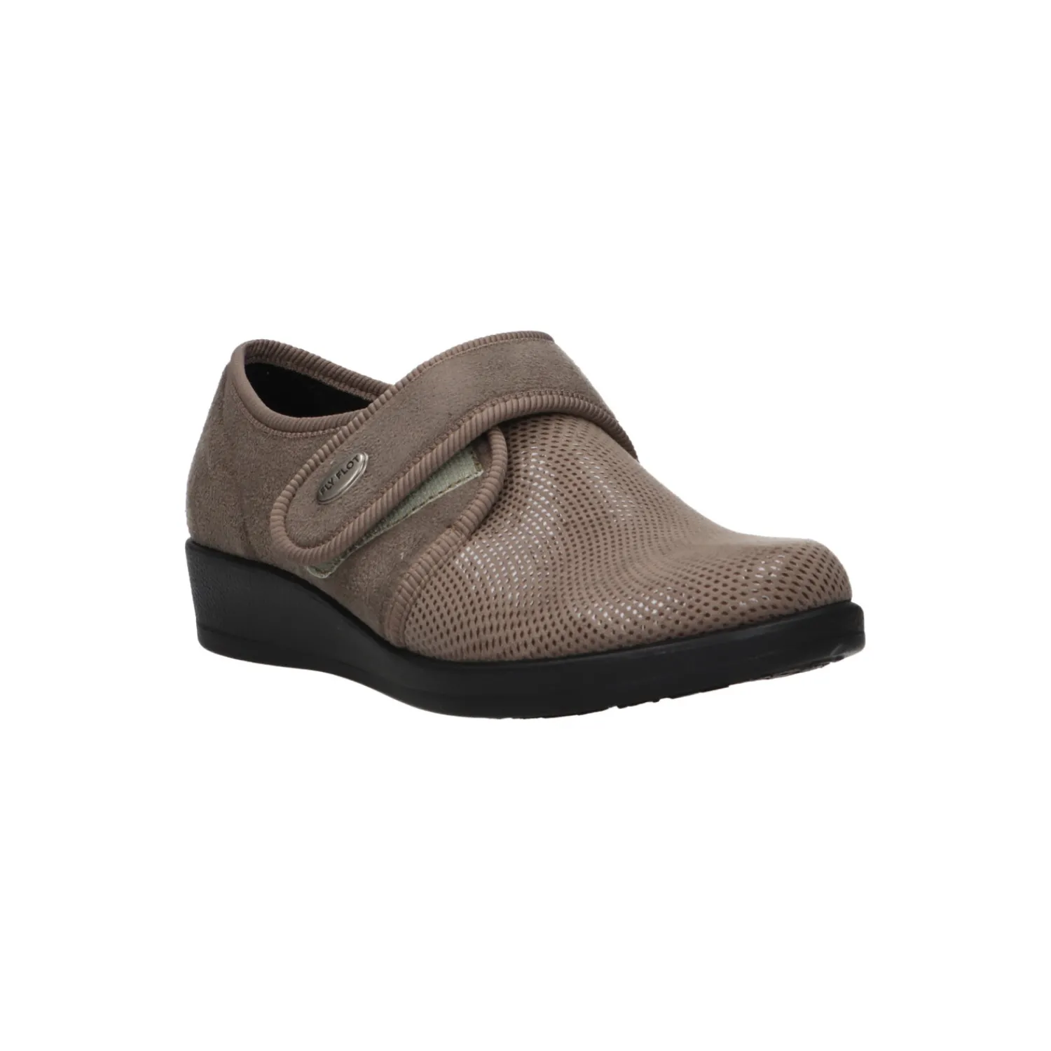 Pantoffels^Fly Flot Pantoffel Taupe