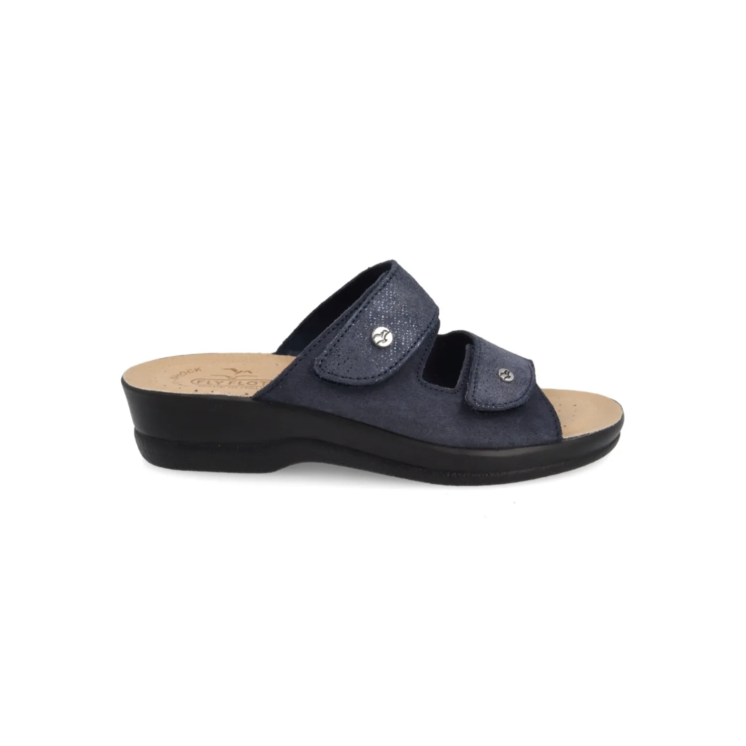 Slippers^Birkenstock Fly Flot Slipper Blauw