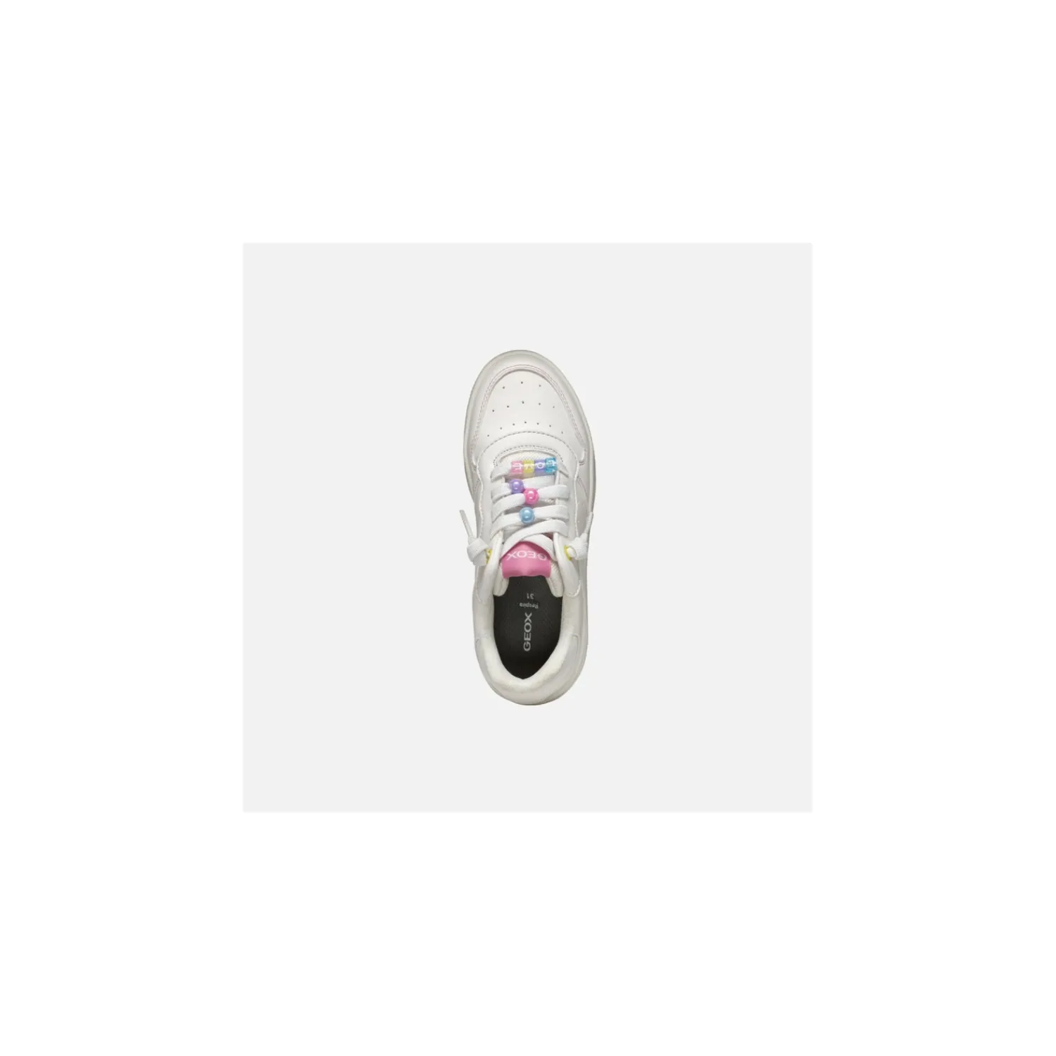 Lage Sneakers^Michael Kors Kids Geox Lage sneaker Wit