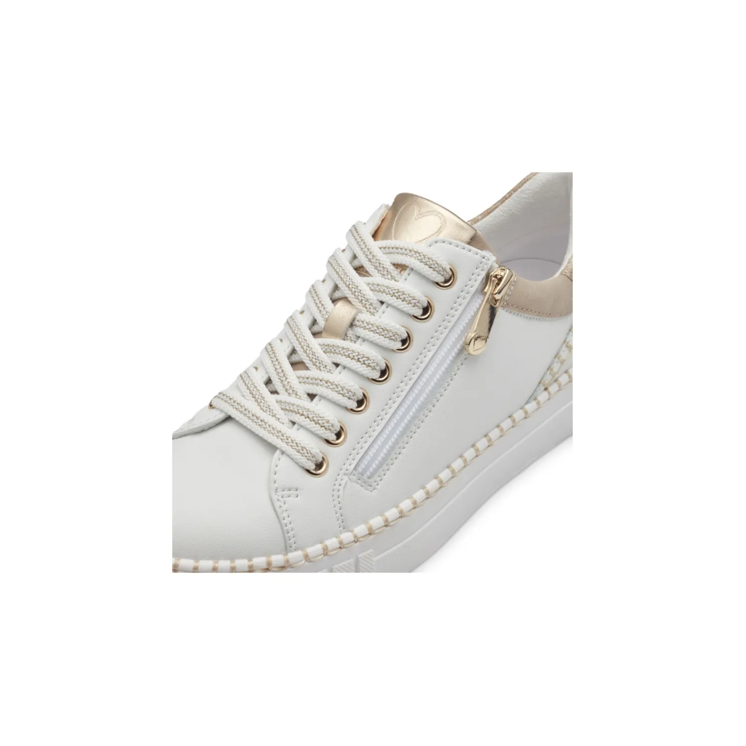 Lage Sneakers^Marco Tozzi Lage sneaker Wit