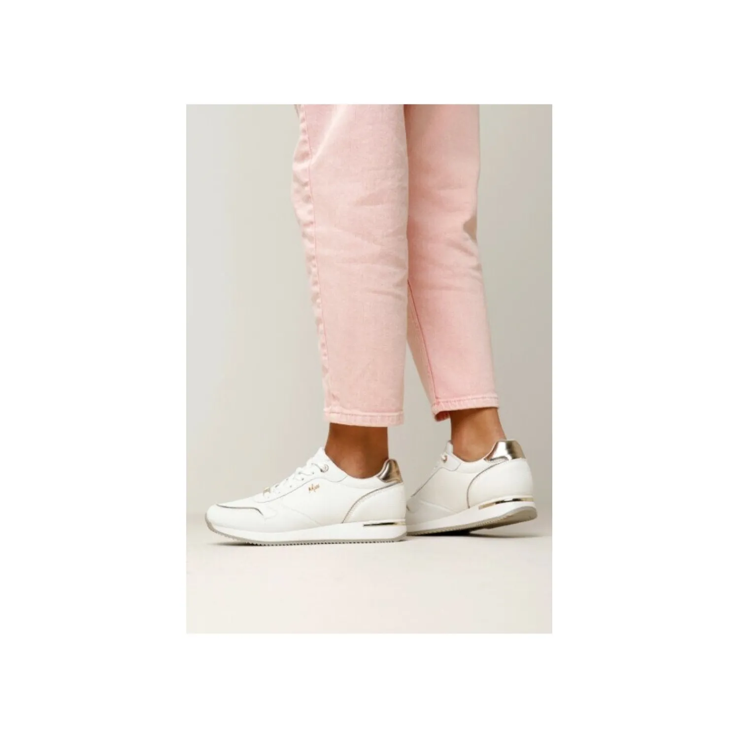 Lage Sneakers^Mexx Lage sneaker Wit