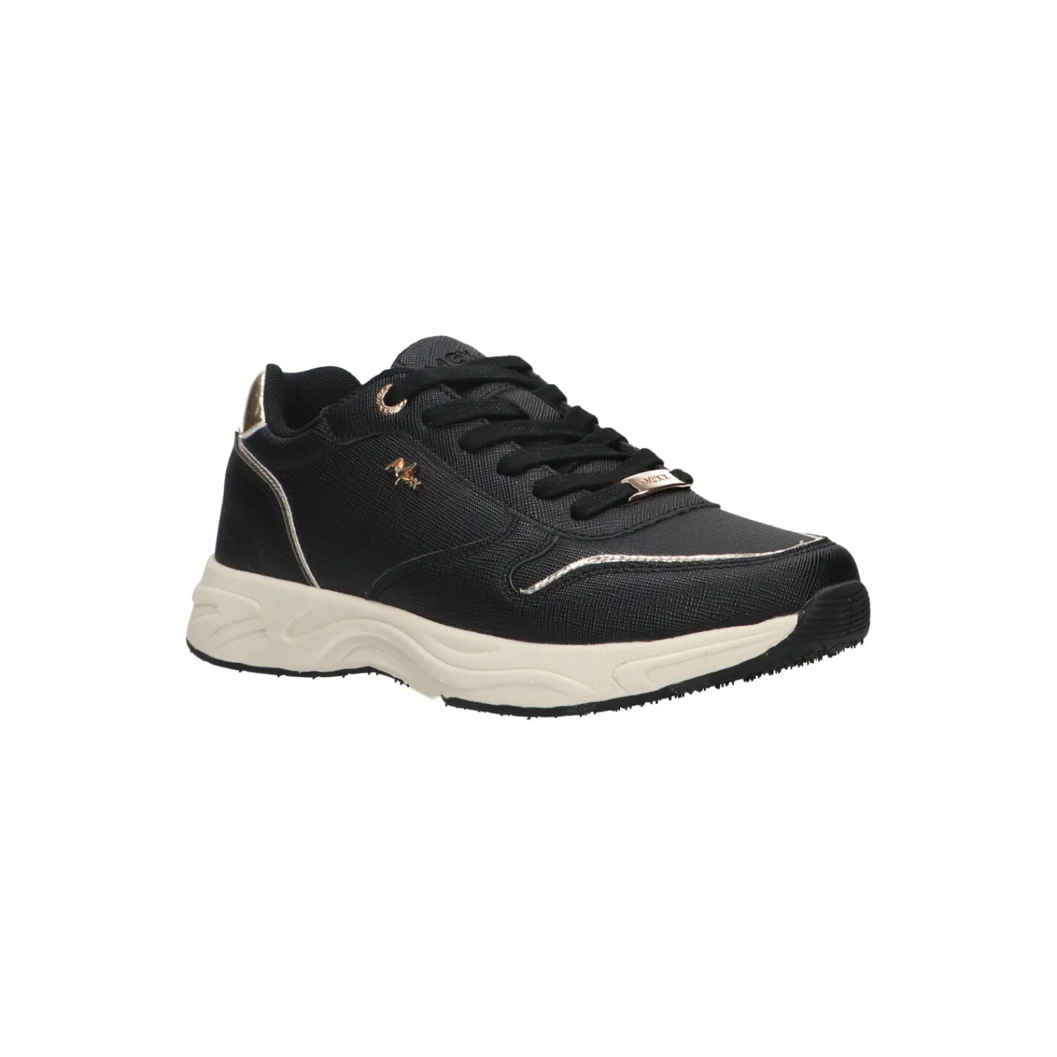 Lage Sneakers^Mexx Lage sneaker Zwart