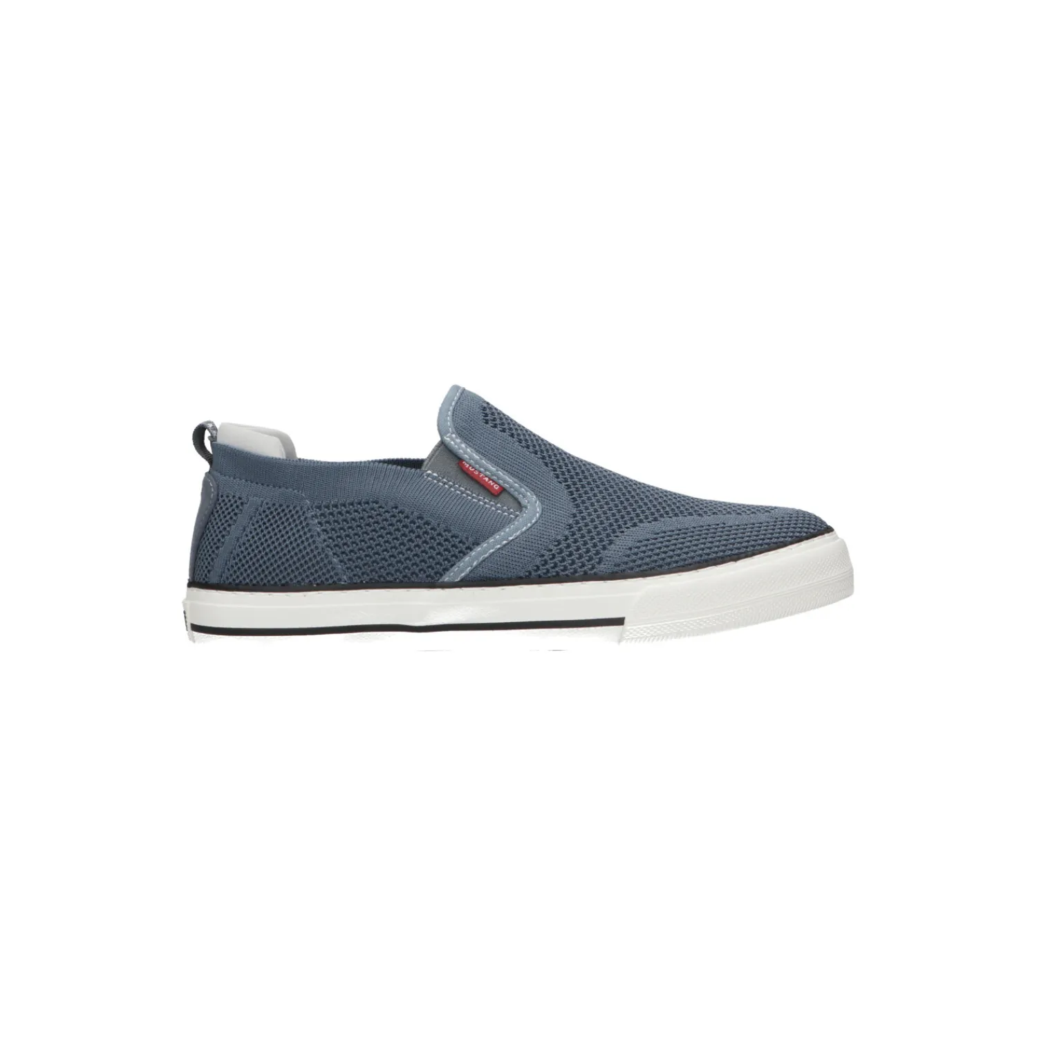 Loafers^Poelman Mustang Loafer Blauw