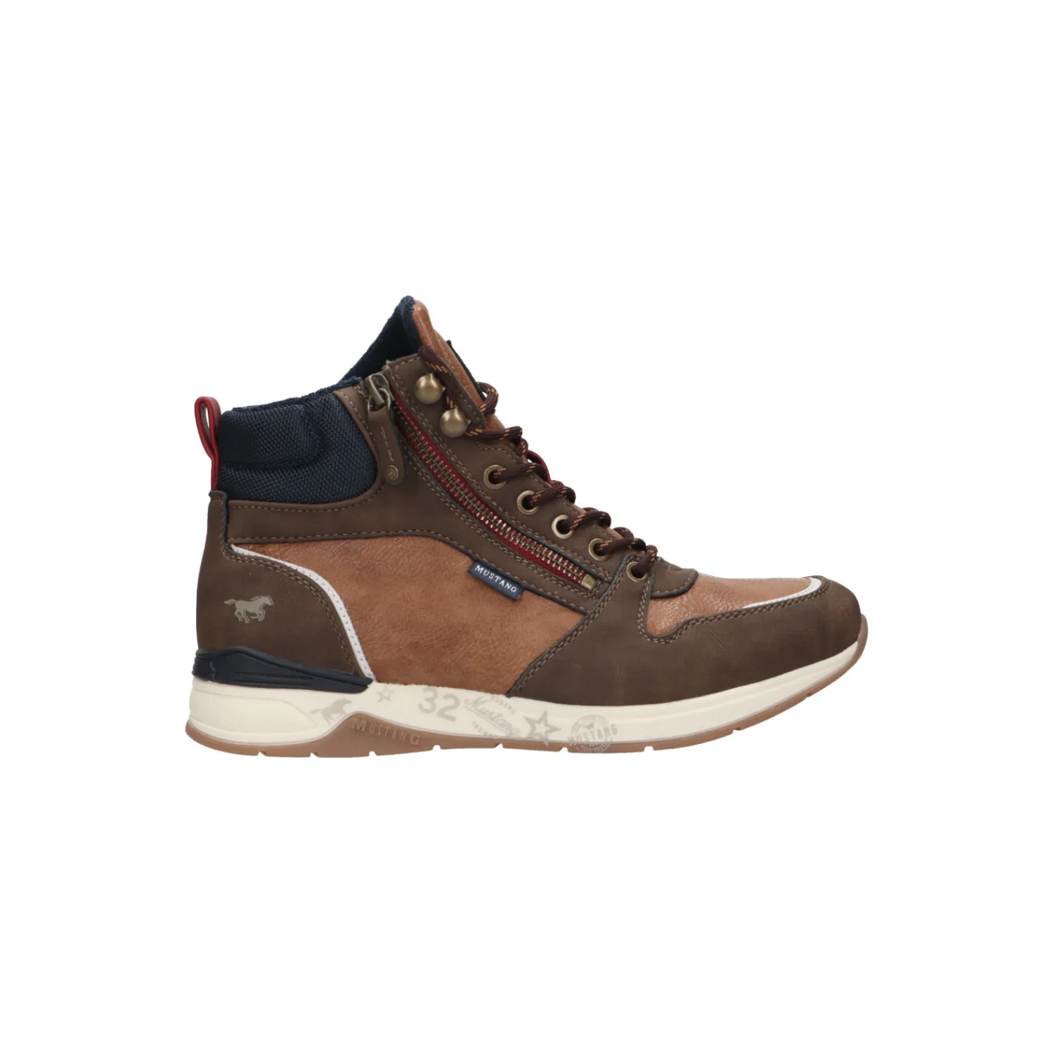 Veterbottines^Timberland Mustang Veterbottine Cognac