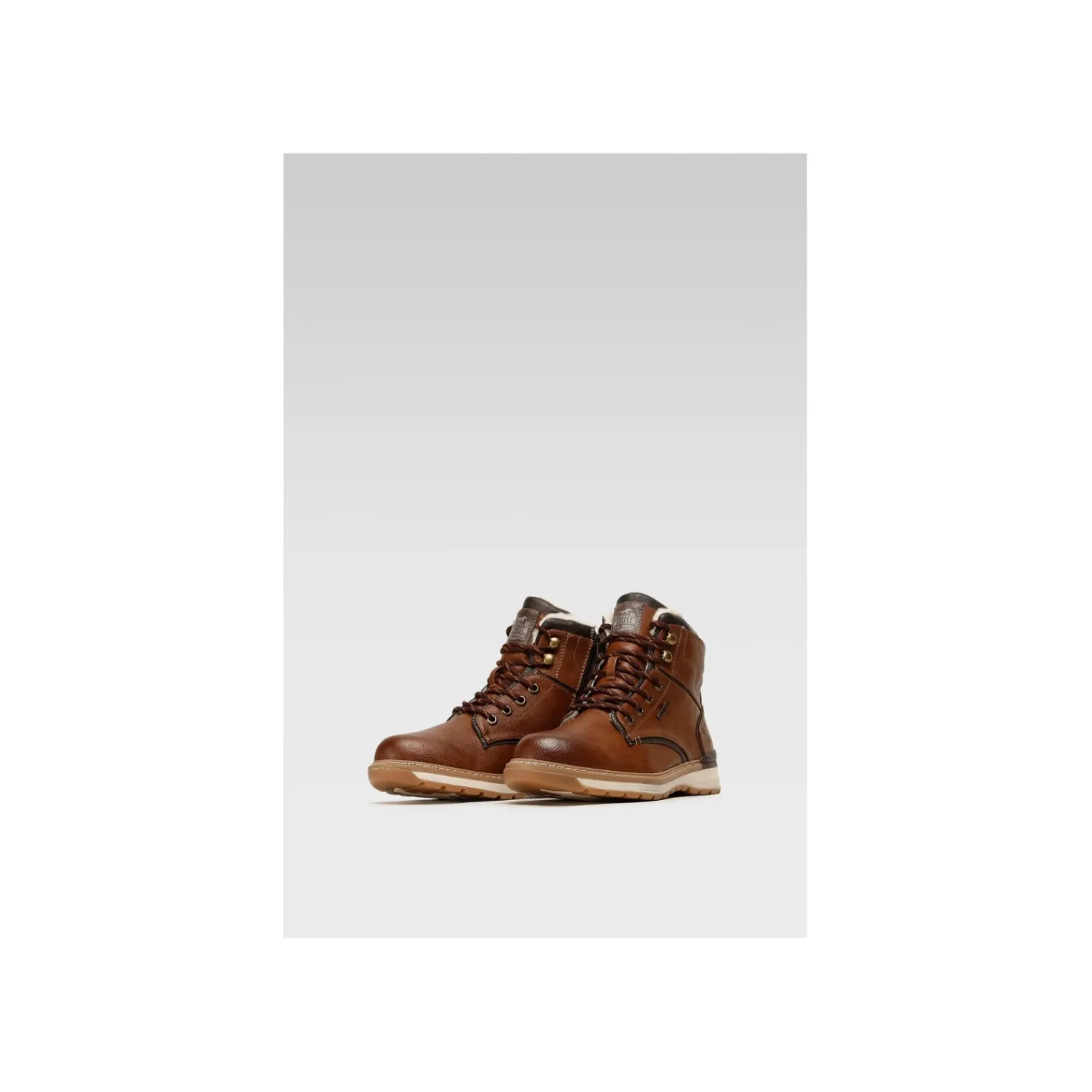 Veterbottines^Poelman Mustang Veterbottine Cognac