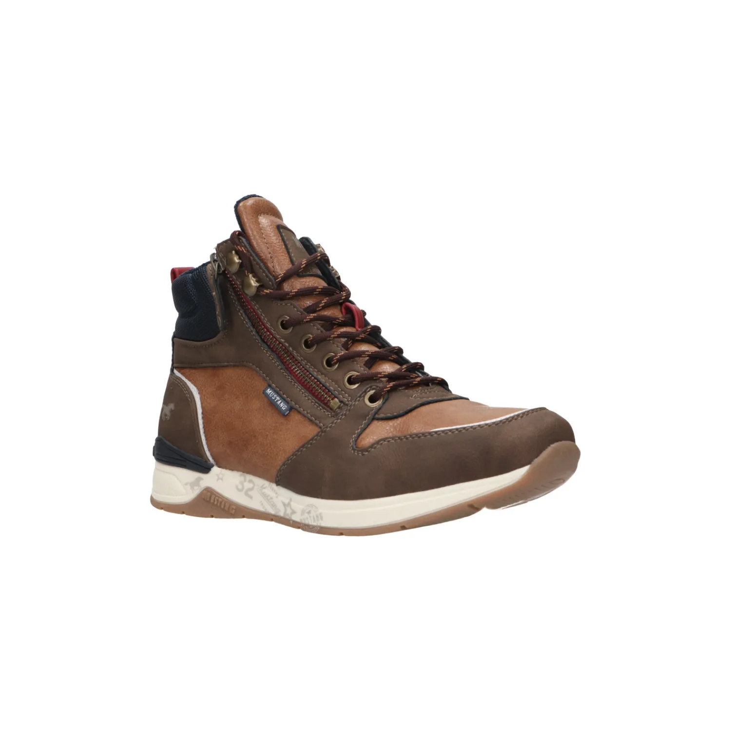 Veterbottines^Timberland Mustang Veterbottine Cognac