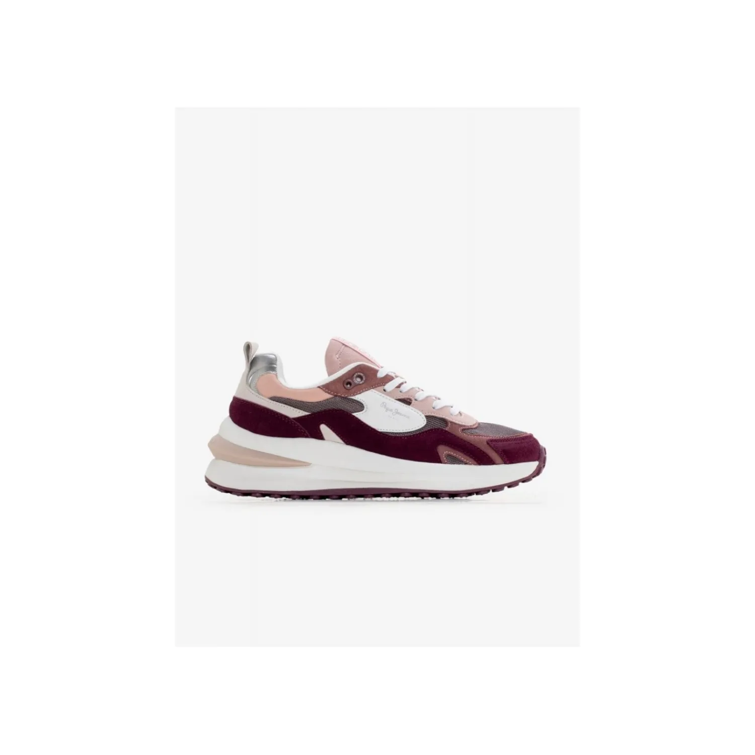 Lage Sneakers^Pepe Jeans London Lage sneaker Bordeaux