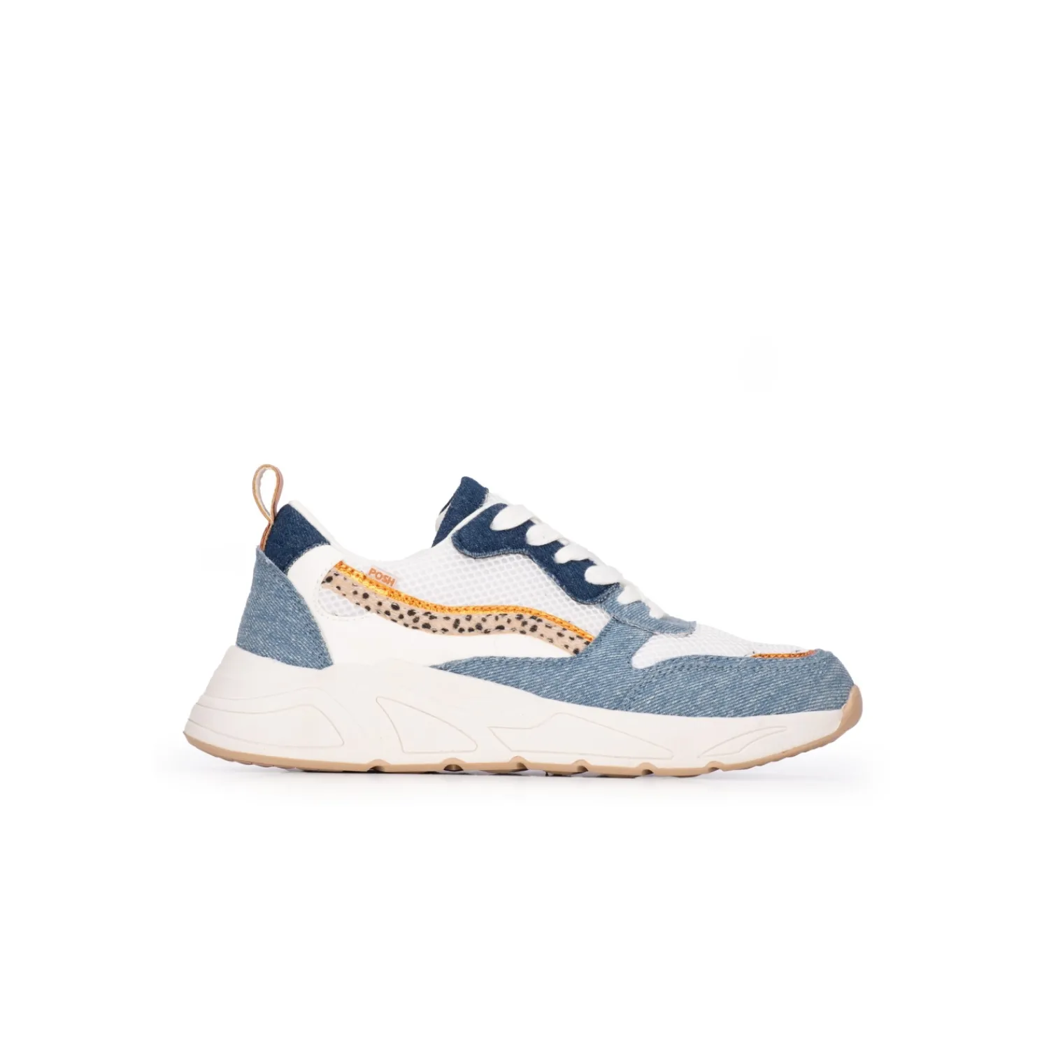 Lage Sneakers^Posh By Poelman Lage sneaker Blauw