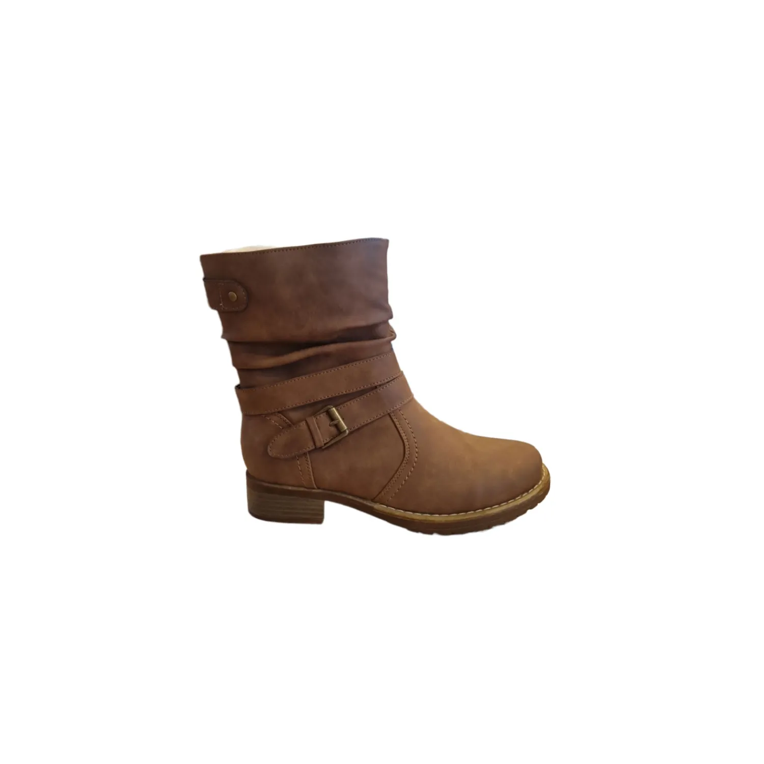 Boots / Enkellaarzen^Esprit Selected By La.ra Boots / enkellaars Cognac