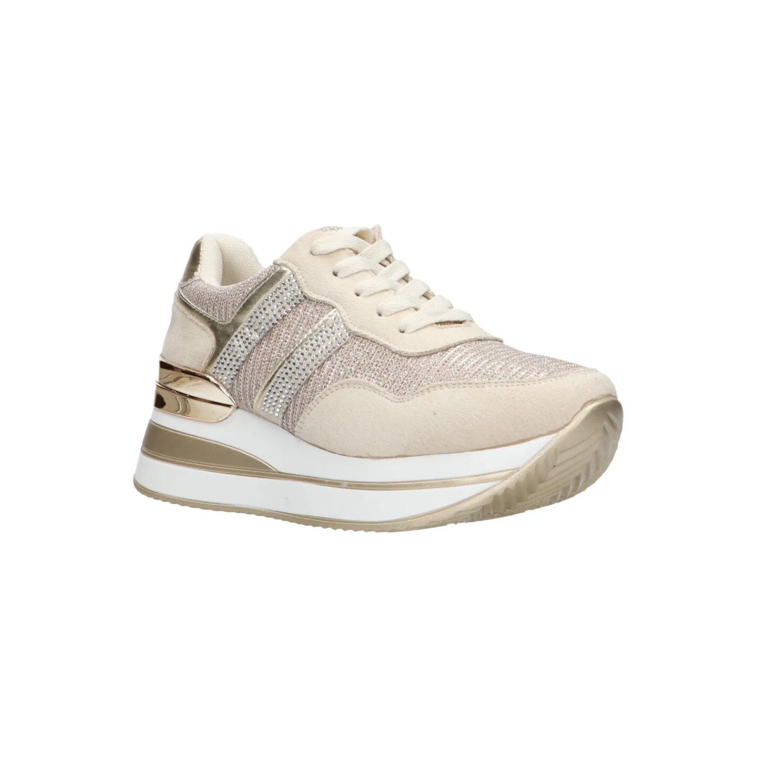 Lage Sneakers^Selected By La.ra Lage sneaker Beige