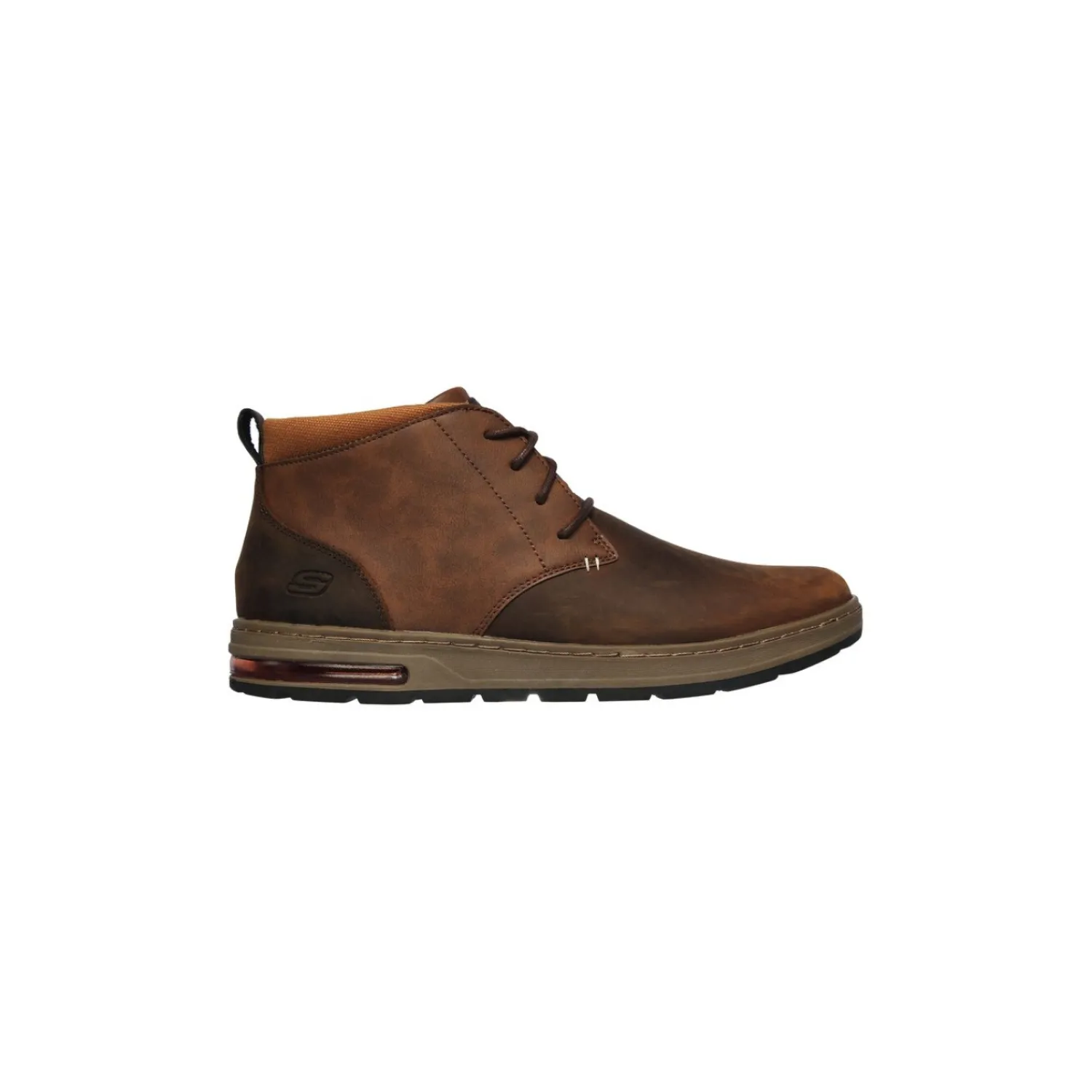 Comfortschoenen | Veterbottines^Geox Skechers Veterbottine Bruin