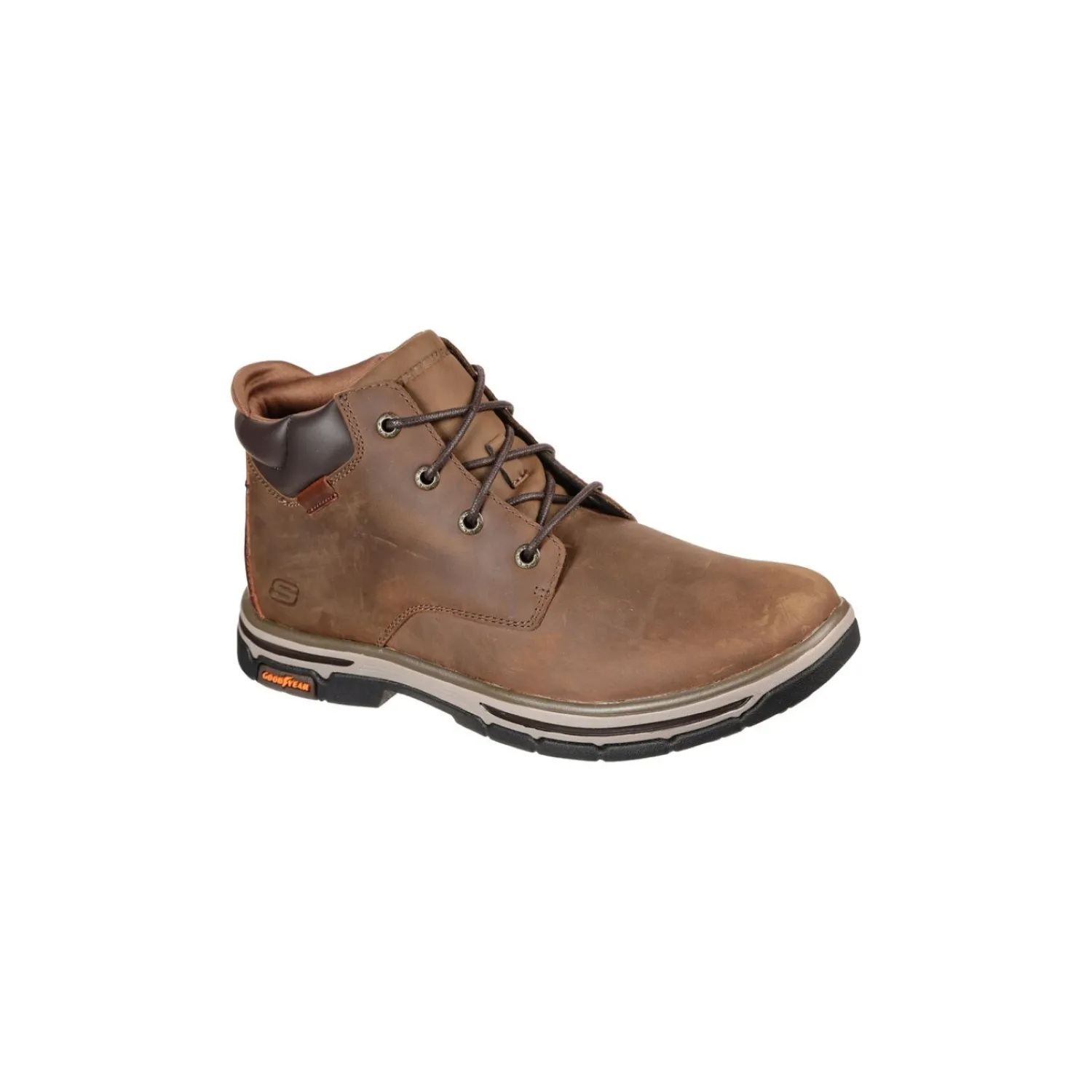 Comfortschoenen | Veterbottines^Gabor Skechers Veterbottine Bruin