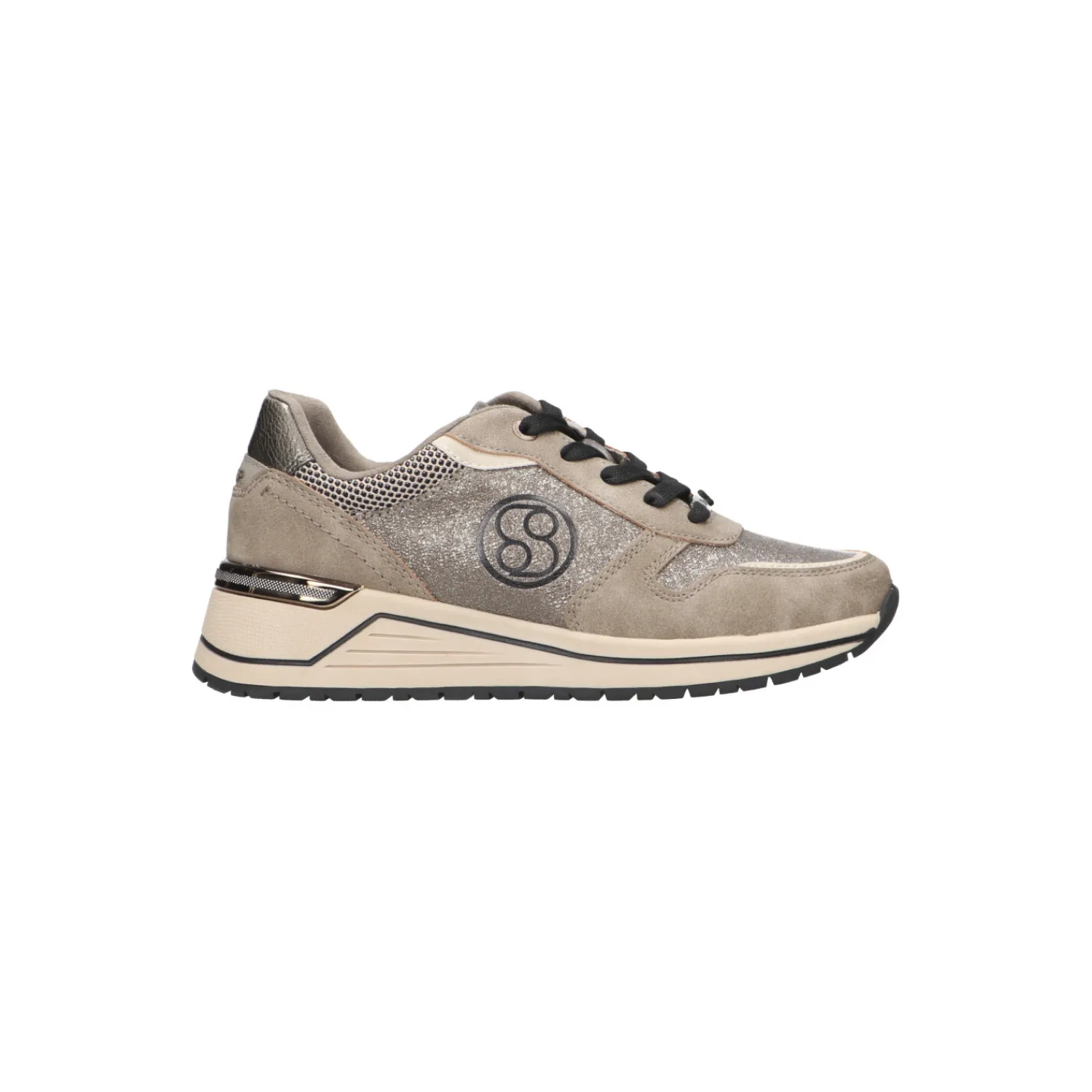 Lage Sneakers^S.oliver Lage sneaker Taupe