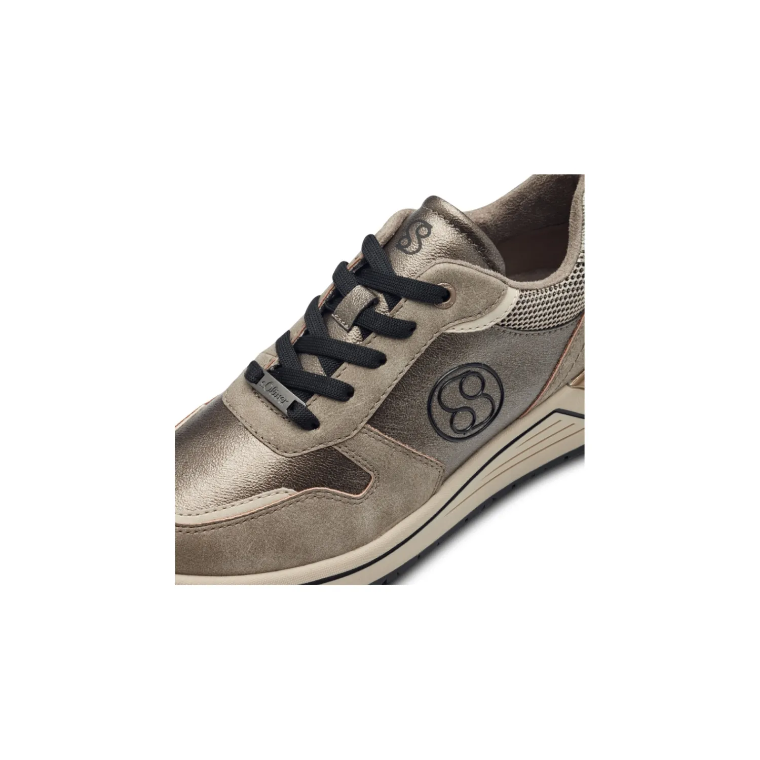 Lage Sneakers^S.oliver Lage sneaker Taupe