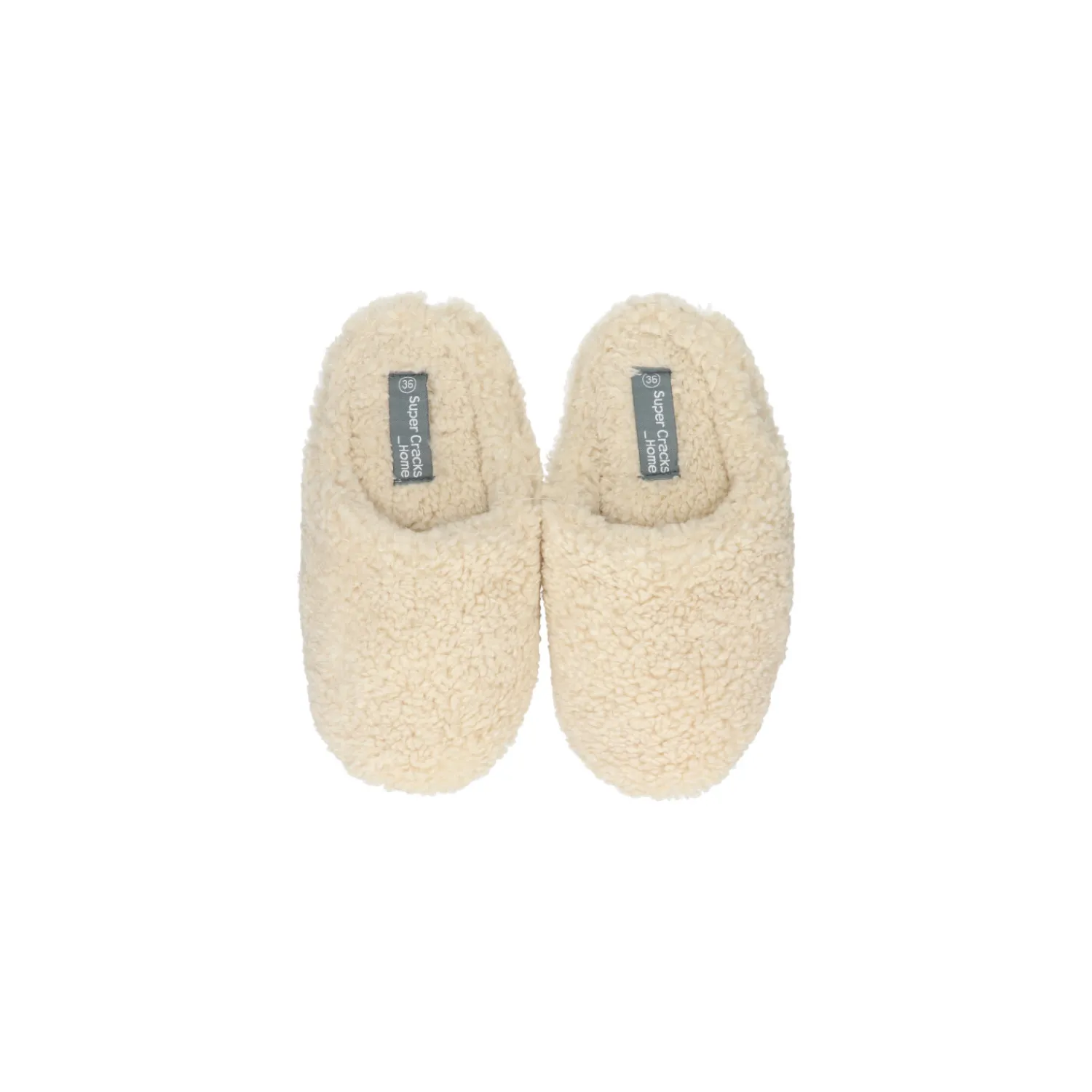 Pantoffels^Super Cracks Home Pantoffel Beige