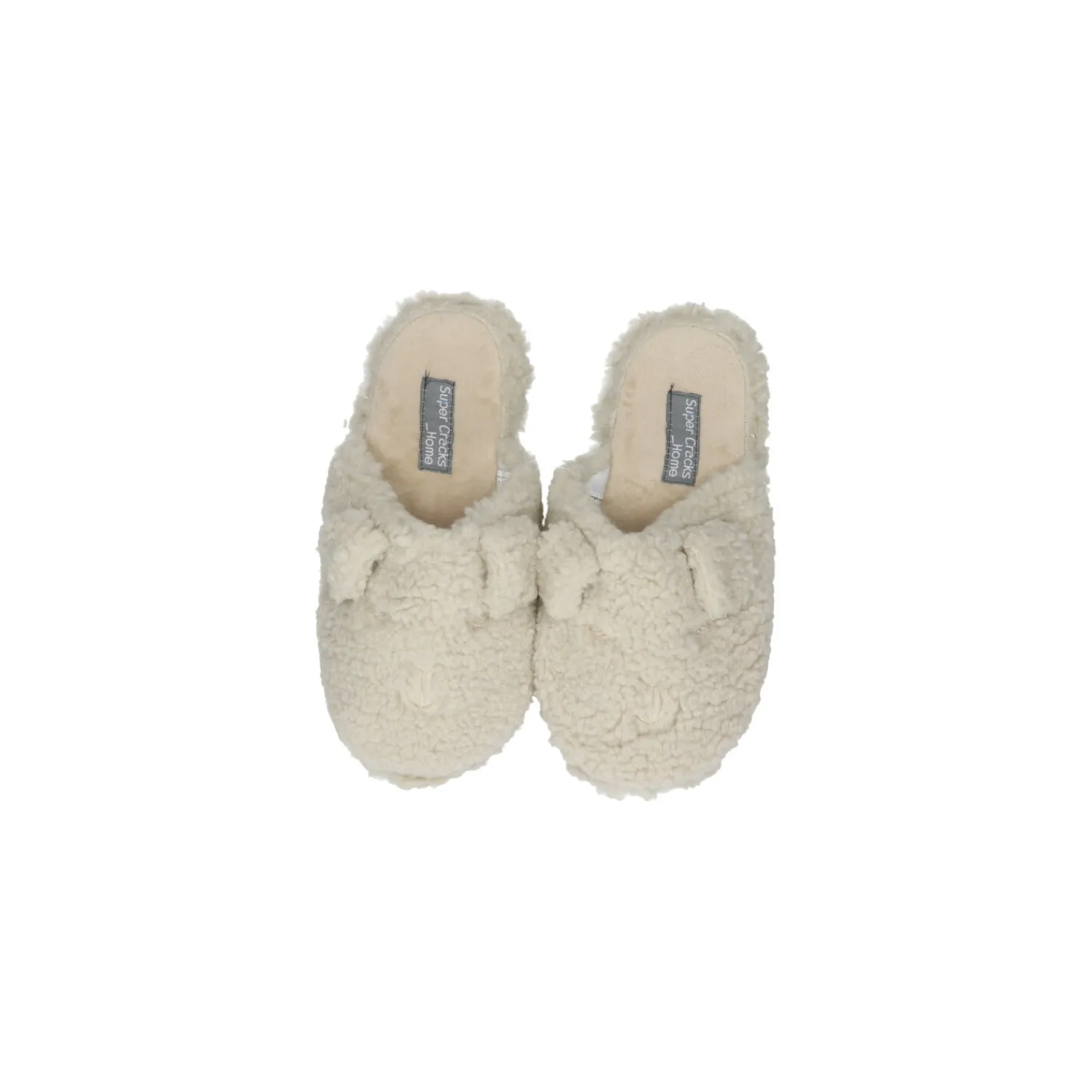 Pantoffels^Super Cracks Home Pantoffel Beige