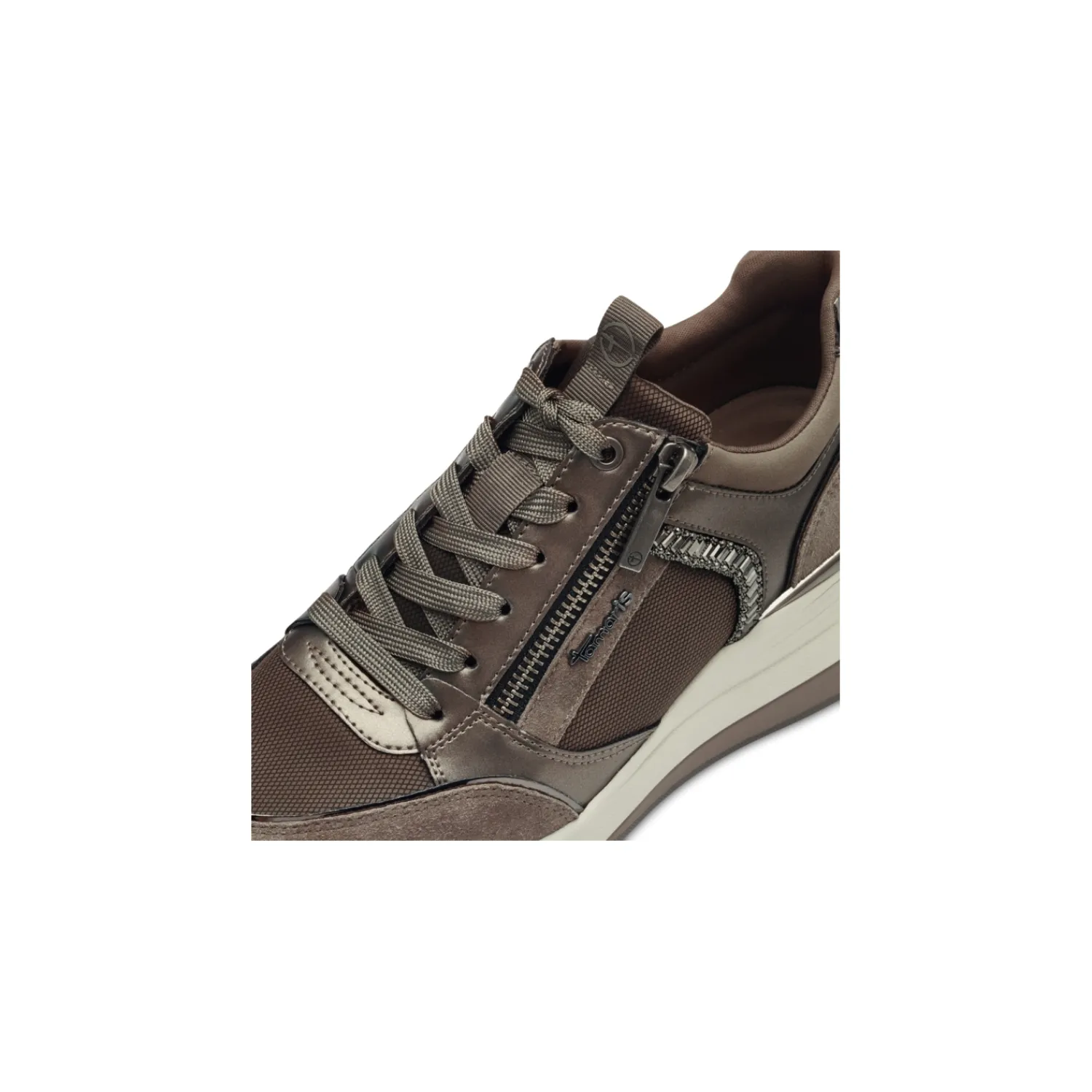 Lage Sneakers^Tamaris Lage sneaker Taupe