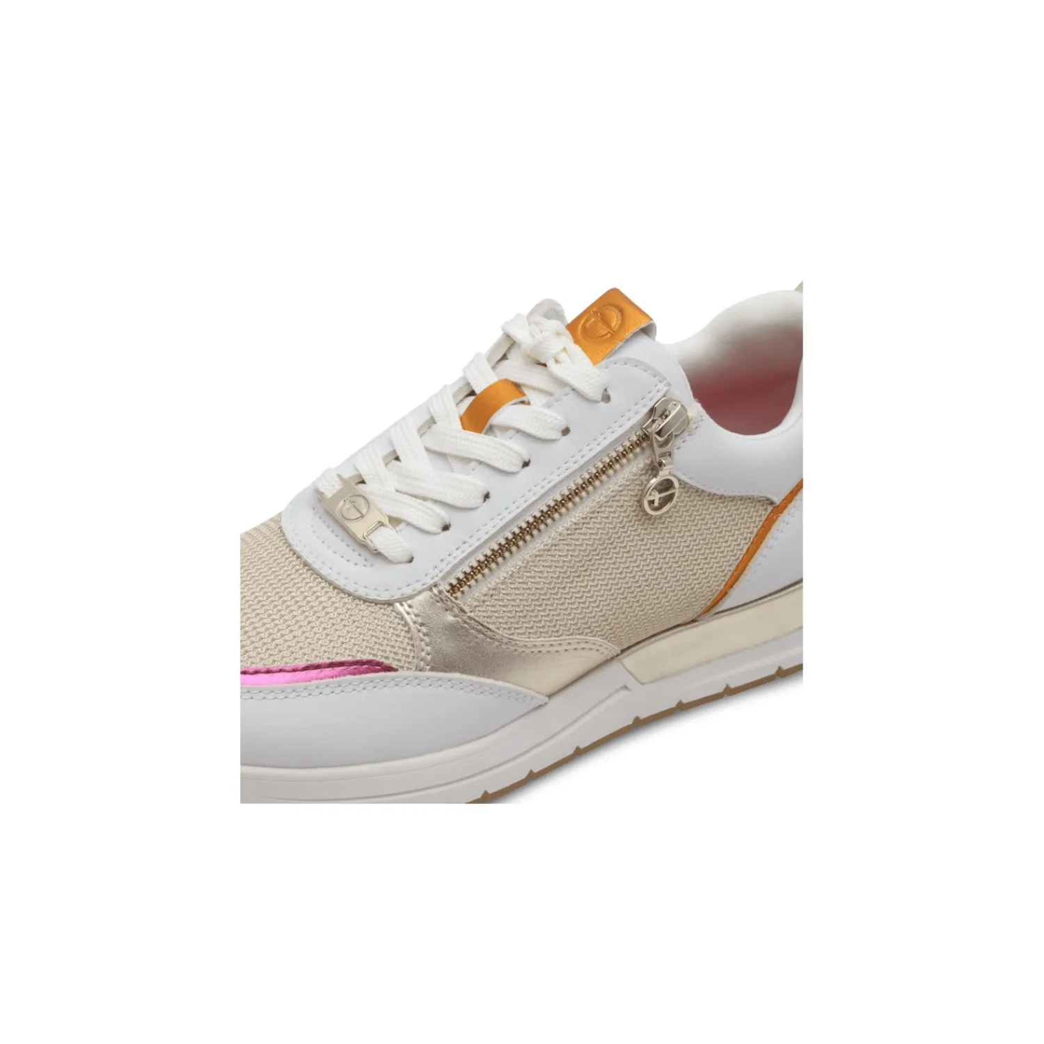 Lage Sneakers^Tamaris Lage sneaker Wit