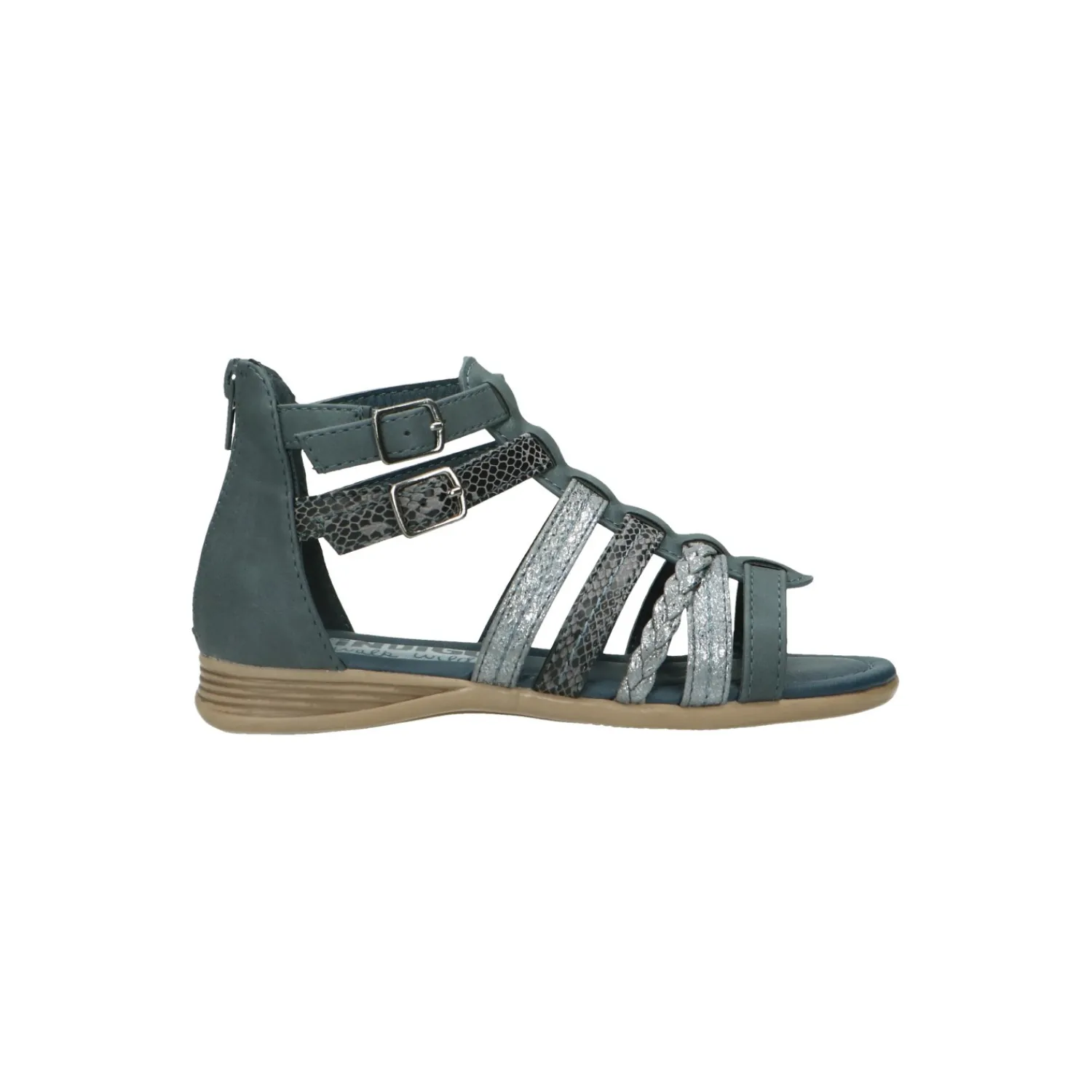 Sandalen^Clic! Unique For Olivia Sandaal Blauw