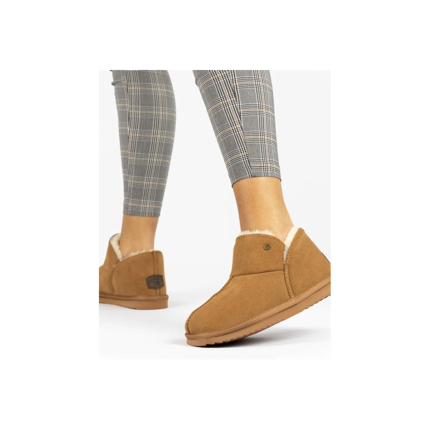 Pantoffels^Warmbat Australia Pantoffel Cognac